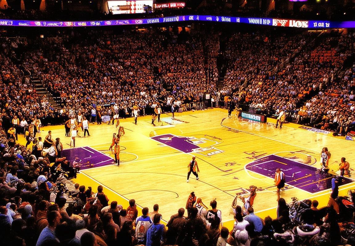 NBA季后赛巅峰对决：湖人掘金生死战激战正酣(图1)