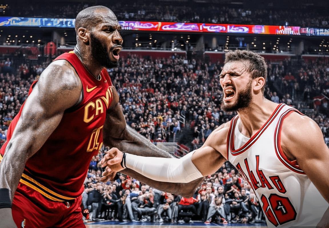 2018NBA经典对决：骑士对公牛激情碰撞战记(图1)
